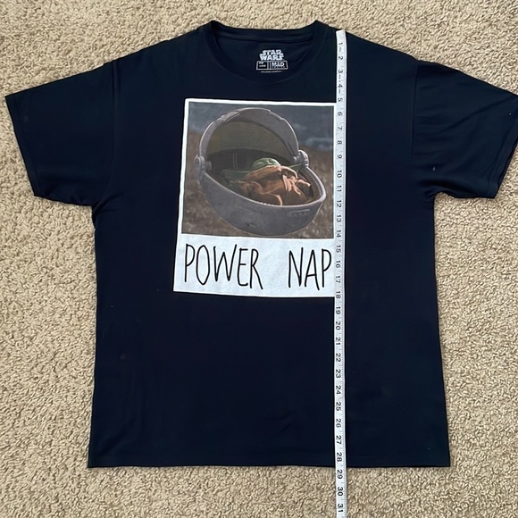 Star Wars Large Shirt in Black • With Front Print of Power Nap - Picture 5 of 5